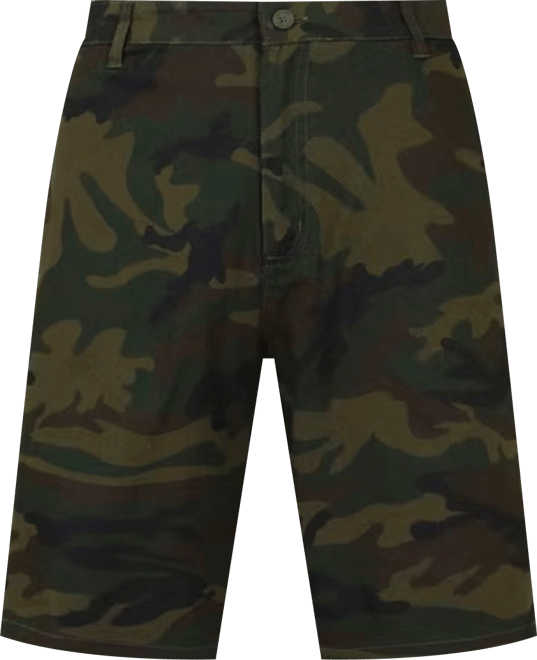 Men's 5-Pocket Flat-Front Slim-Fit Stretch Chino Shorts