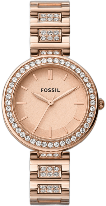 Women's Karli Three Hand Rose Gold Stainless Steel Watch 34mm