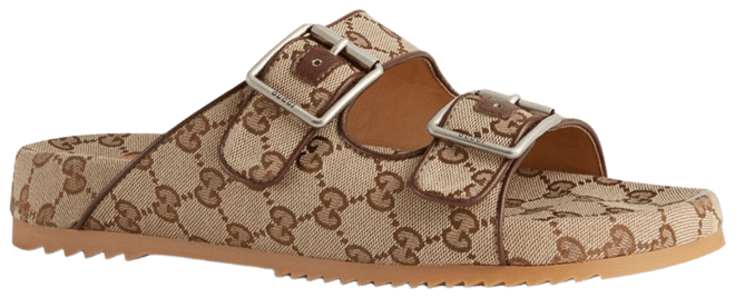 Men s Sideline GG Canvas Slide Sandals