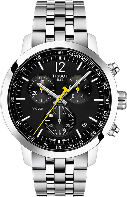 Men's Swiss Chronograph Prc 200 Stainless Steel Bracelet Watch 43mm