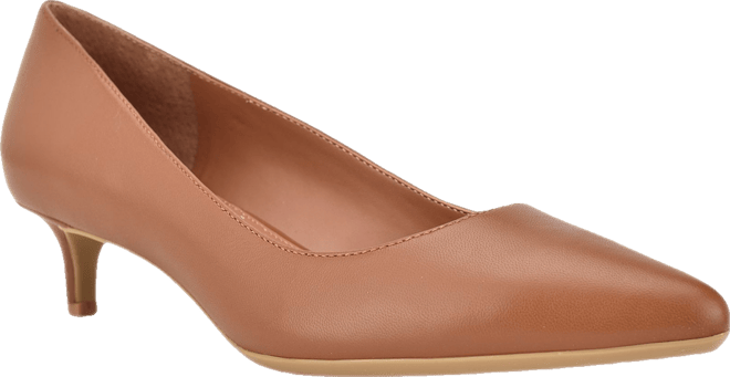 Women's Gabrianna Pointed Toe Kitten Heel Pumps