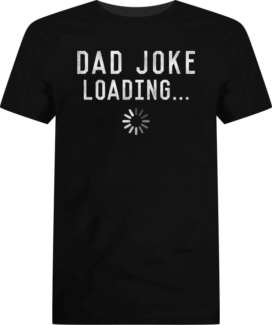 Men's Dad Joke Loading Graphic T-shirt