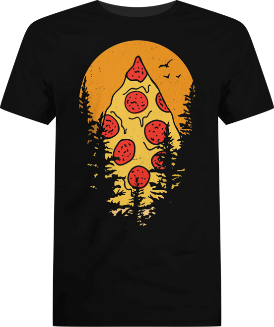 Men's Mount Pizza Graphic T-shirt