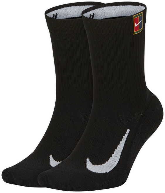 NikeCourt Multiplier Cushioned Tennis Crew Socks (2 Pairs)