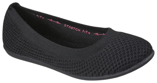 Skechers hotsell stretch flats