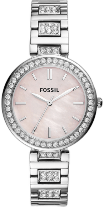 Women's Karli Three Hand Stainless Steel Silver-Tone Watch 34mm