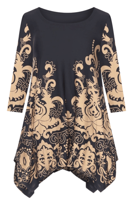 Plus Yanette Tunic Top