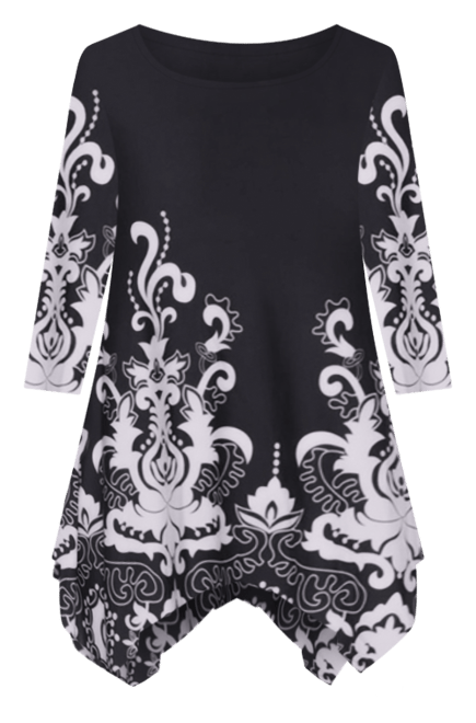 Plus Yanette Tunic Top