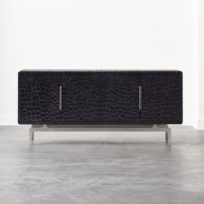 Trace Brass Wire Mesh Credenza 71 + Reviews