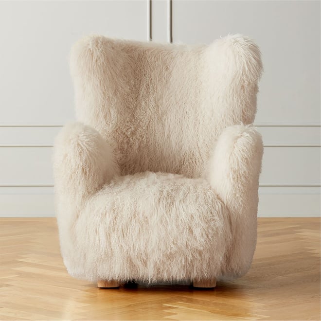 Bozzi Mongolian Sheepskin Chair by Ross Cassidy Reviews CB2