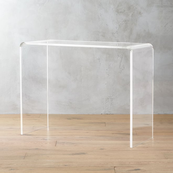 Cb2 peekaboo deals acrylic console table