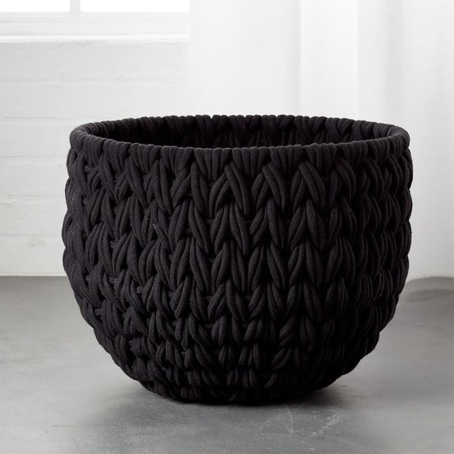 Black wire basket online for blankets