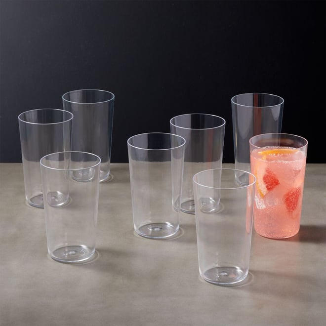 Chill Acrylic Modern Drinking Glasses Set of 12 + Reviews