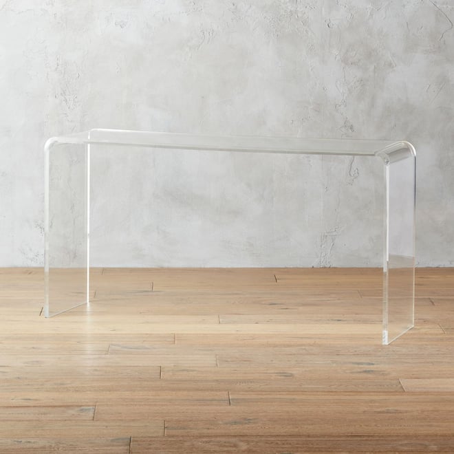 Cb2 on sale peekaboo table