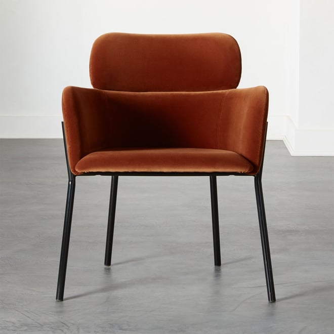 Cb2 orange chair new arrivals