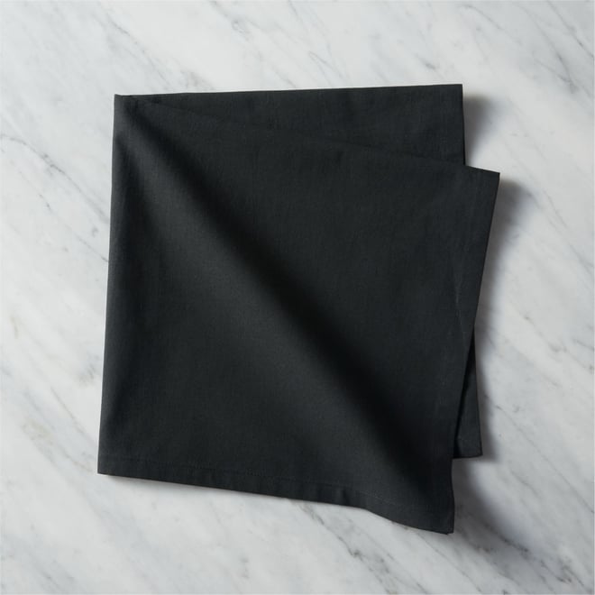 Poplin Modern White Cloth Dinner Napkins Set of 8 + Reviews