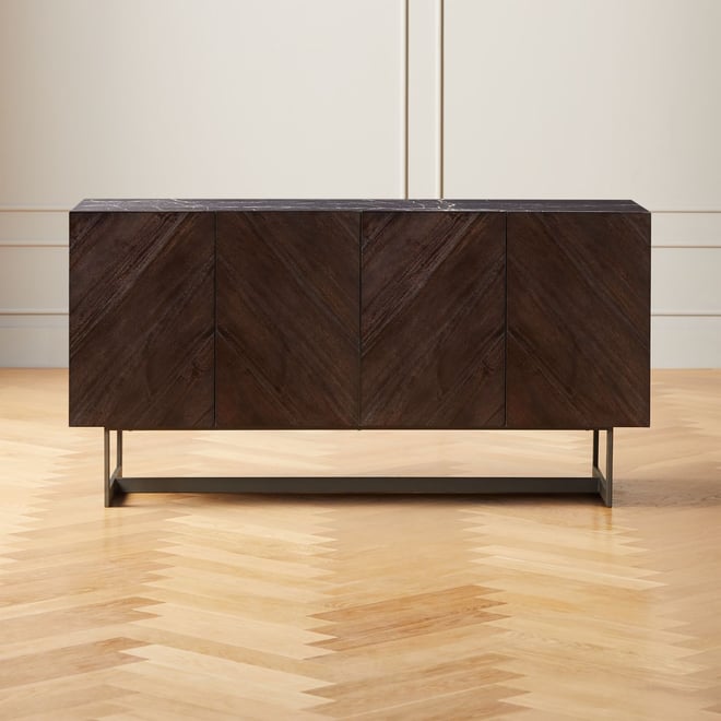 Trace Brass Wire Mesh Credenza 71