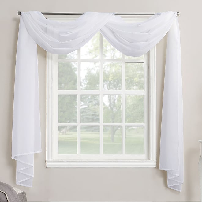 Scarf valance deals for small window