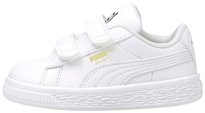 PUMA Basket Classic XXI Shoes, Toddlers, White