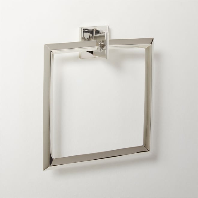 Blaine Polished Nickel Towel Ring + Reviews