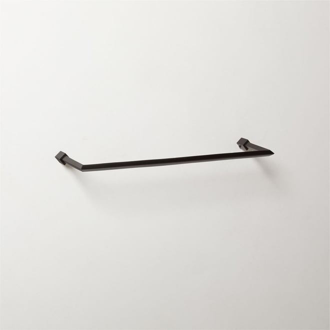 Matte black 2025 towel holder