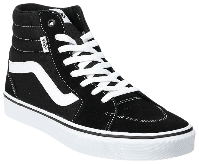 High top store vans black mens