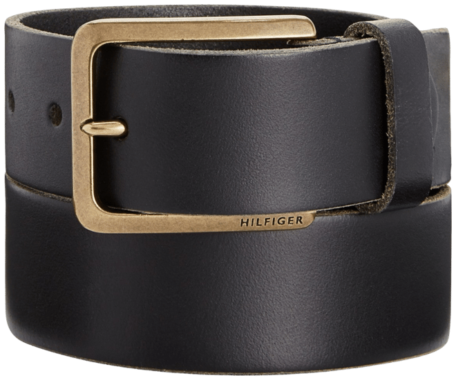 Tommy hilfiger round buckle hot sale belt