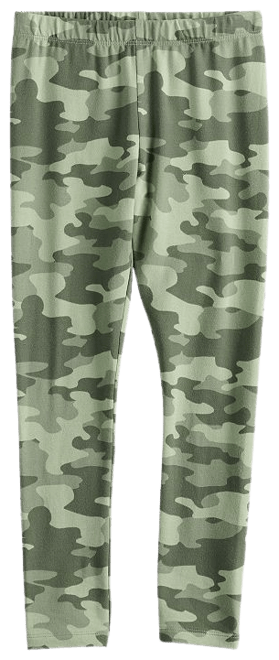 Kids Girls Leggings Camouflage Print Fashion - A2Z Camo Leggings Charcoal 13