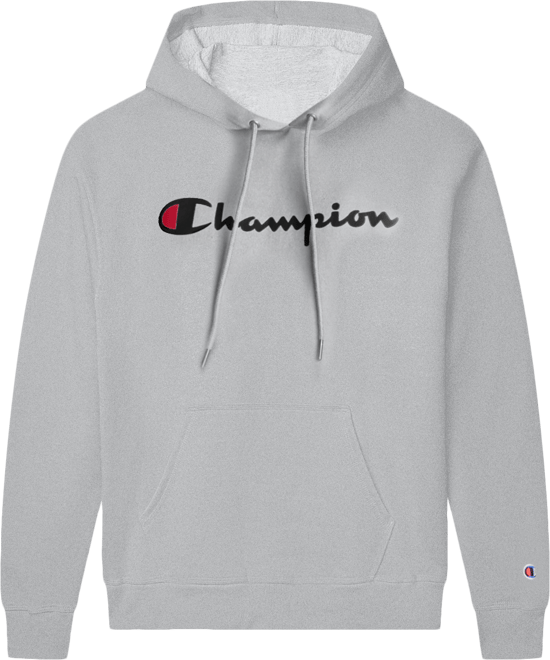 Champion Men's Script Logo Powerblend Hoodie - Macy's