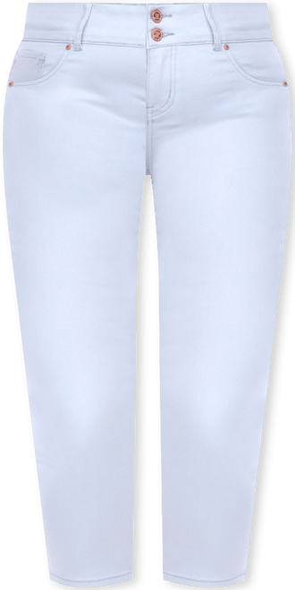 White Mark Plus Size Capri Jeans - Macy's