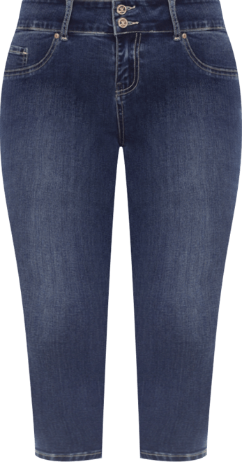 Plus Size Capri Jeans
