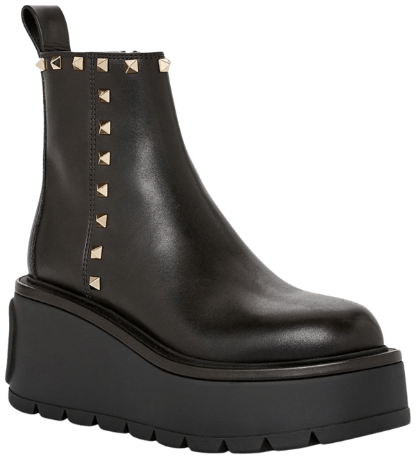 flat platform booties