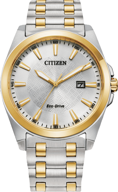 Eco-Drive Men's Corso Two-Tone Stainless Steel Bracelet Watch 41mm