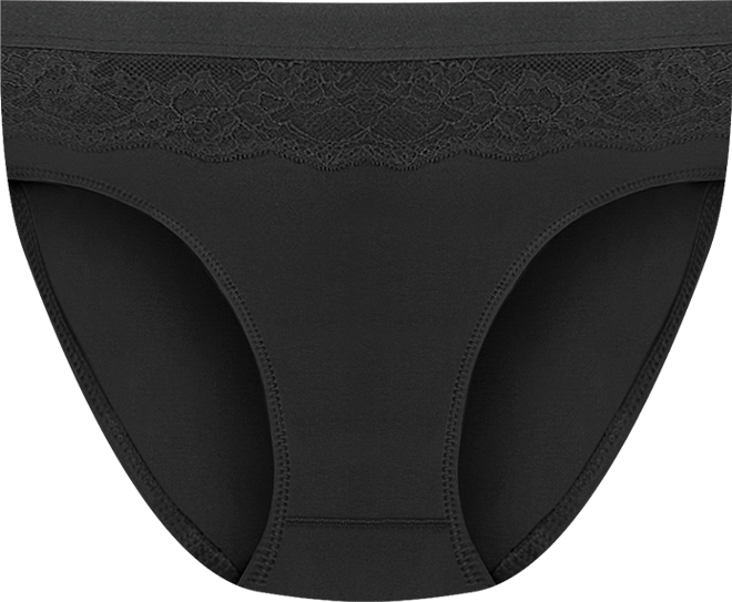 Women's Light Leak Protection Hi-Cut Brief Period Underwear DFLLH1