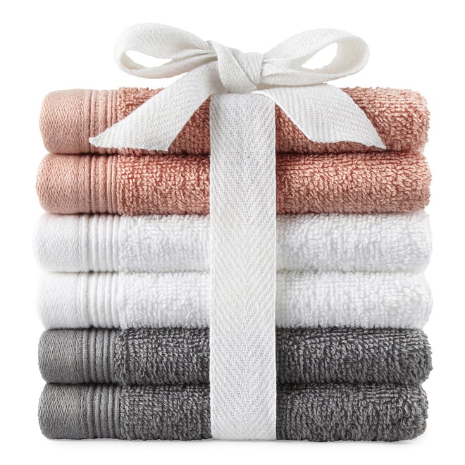 Copper Pearl River 6 Pack Washcloths