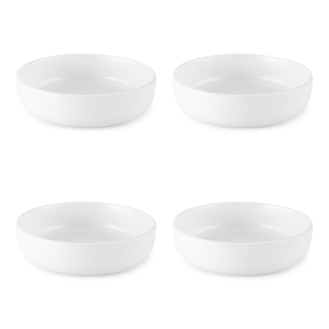 Oneida Ridge White 4-pc. Stoneware Mug Set, Color: White - JCPenney