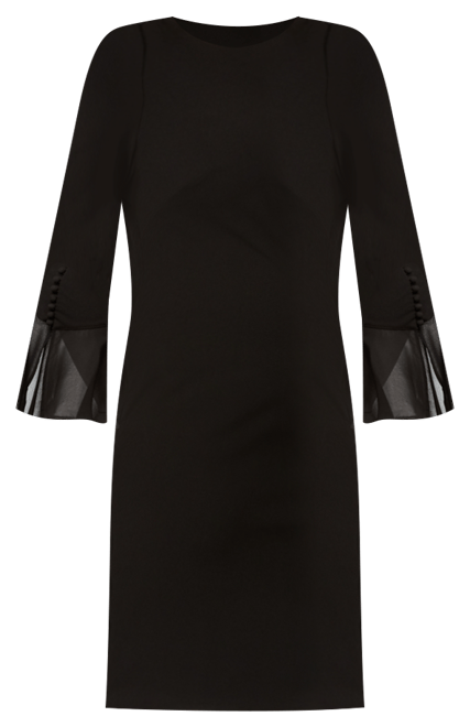 Calvin klein illusion bell sleeve sheath dress sale
