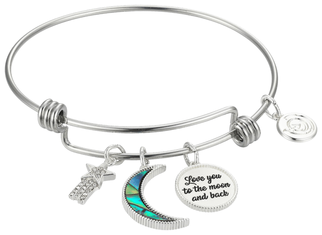 Alex and ani i love you to on sale the moon and back