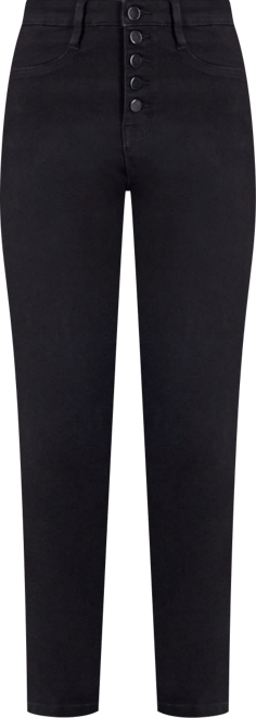 Juniors' High-Rise Curvy Skinny Jeans With Back Yoke Seam Detail