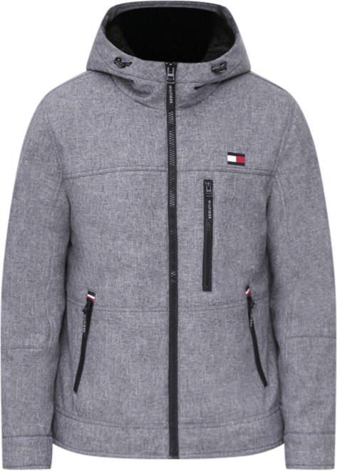 Tommy Hilfiger Men's Sherpa-Lined Softshell Hooded Jacket - Macy's