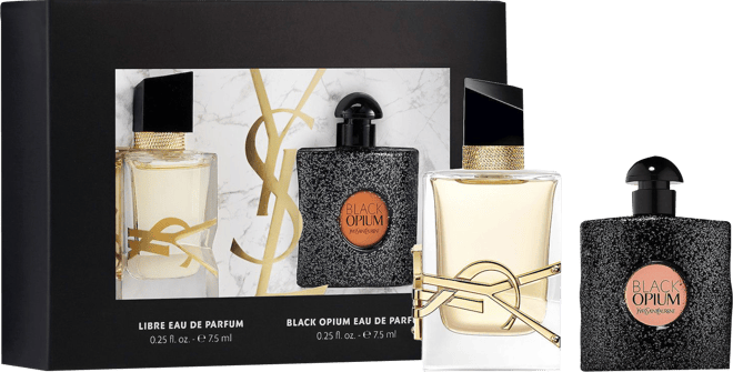 Yves Saint Laurent Beaute Libre, Black Opium and Mon Paris Discovery Trio  Fragrance Sampler Gift Set