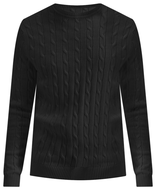 Club Room Men's Cable-Knit Cotton Sweater, Created for Macy's - Macy's