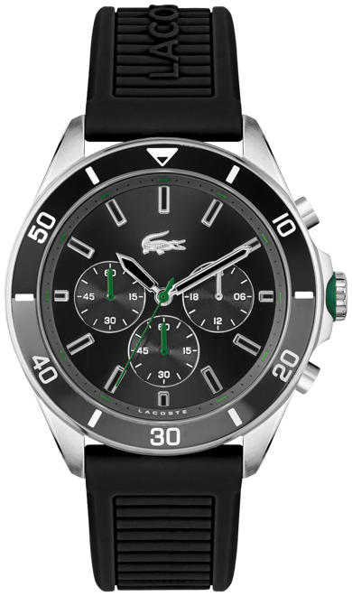 Lacoste green outlet silicone watch