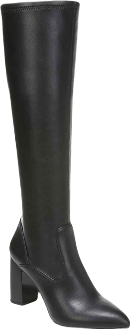 Women's Katherine Wide Calf Block Heel Pointed Toe Knee High Boots