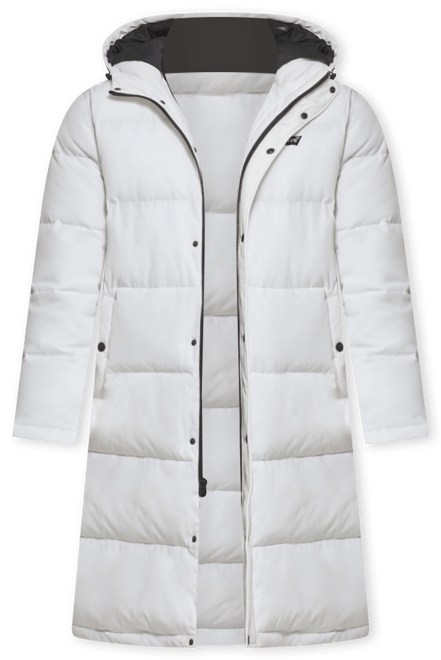 Men's Quilted Extra Long Parka Jacket