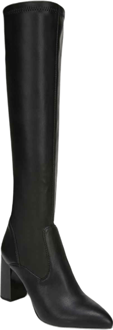 Women's Katherine Wide Calf Block Heel Pointed Toe Knee High Boots