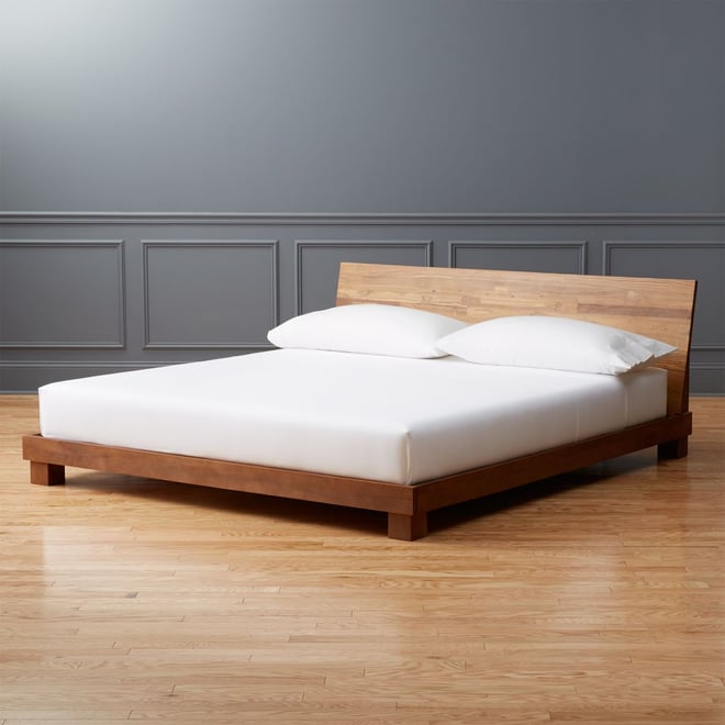 Teak wood on sale platform bed