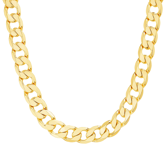 Gold-colored crub-chain necklace, Gold Necklace Jewellery chain Jewellery  chain, chain transparent background PNG clipart