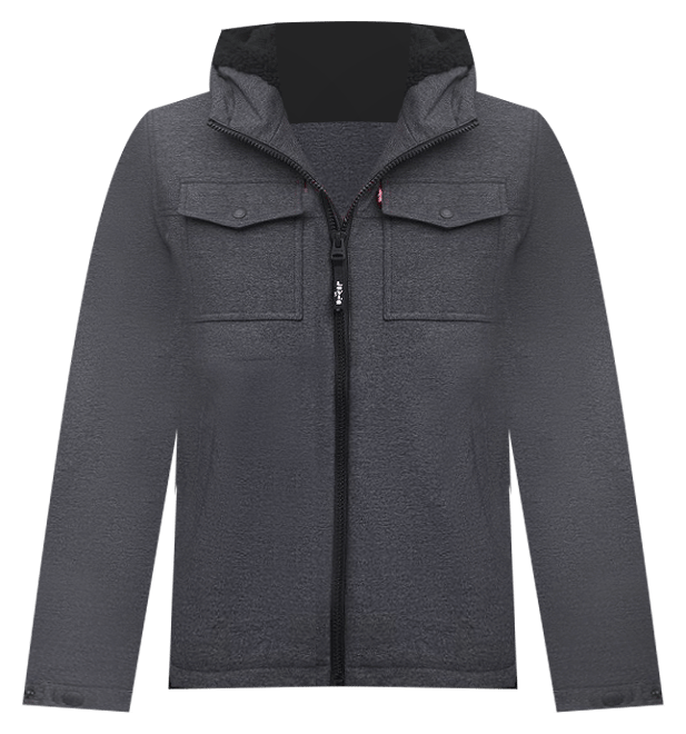 Levi's men's soft cheap shell hooded trucker jacket