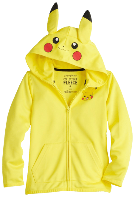 Pokemon Pikachu Kids 16'' Hooded Backpack